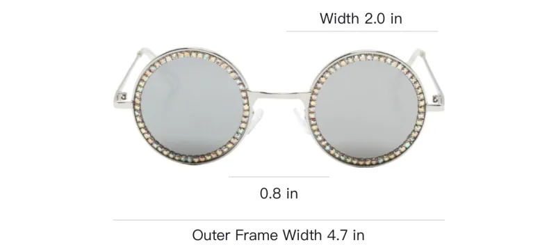 MONNALISA Embellished Round Frame Sunglasses-3