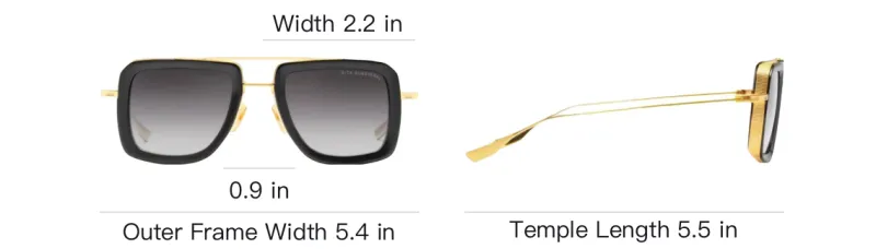DITA Pilot frame Sunglasses-3