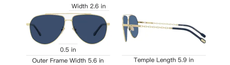 FRED Metal frame Sunglasses-5
