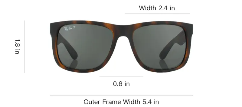 RayBan Justin Square frame Sunglasses-4