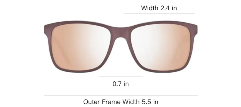 HELLY HANSEN Plastic Rectangular Sunglasses Men's Brown-3