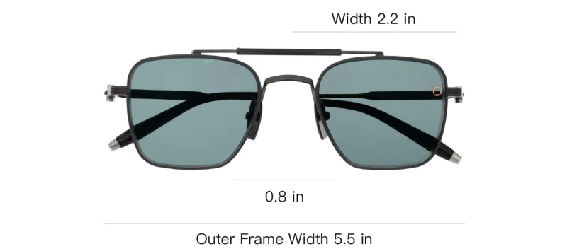 Akoni Europa Square-frame Sunglasses-2