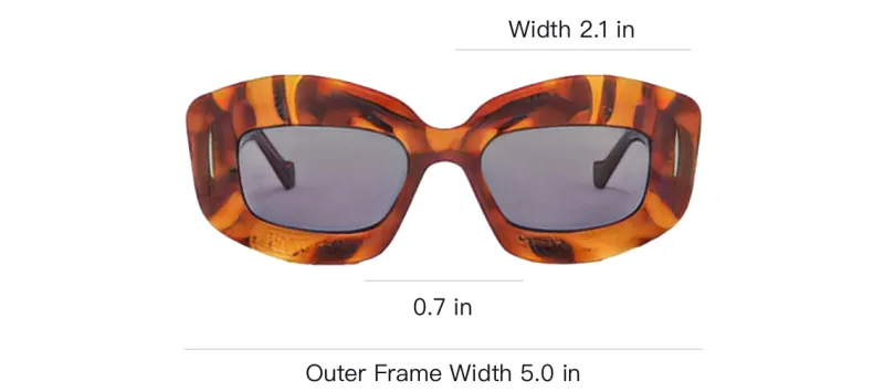LOEWE Rectangle Frame Sunglasses-2