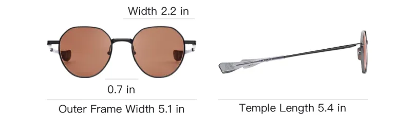 DITA Eyewear Vers One Round Frame Sunglasses-2