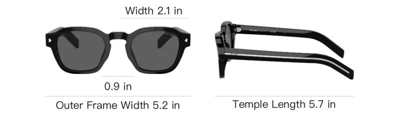 PRADA Willow Geometric frame Sunglasses-3