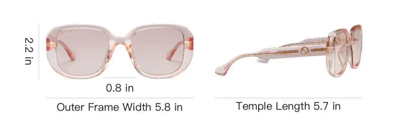 GUCCI Transparent Oversize-frame Sunglasses-2