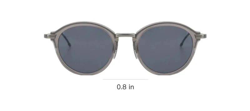 THOM BROWNE Round Frame Sunglasses-3