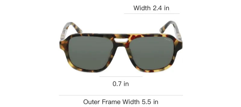 Police Acetate Irregular Shape Sunglasses Men's Tortoiseshell-2