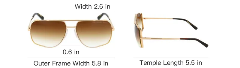 DITA Midnight Special Aviator Sunglasses-4
