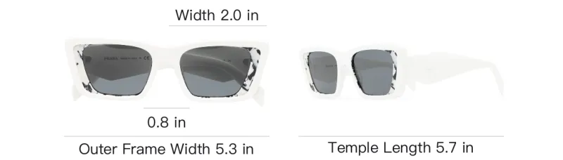 PRADA Sunglasses Women's White-2