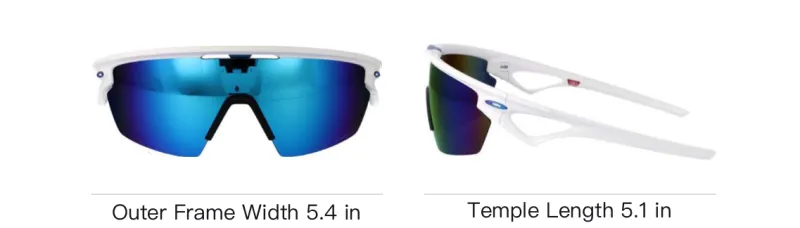 Oakley Injection Irregular Shape Sunglasses Unisex Matte White-5