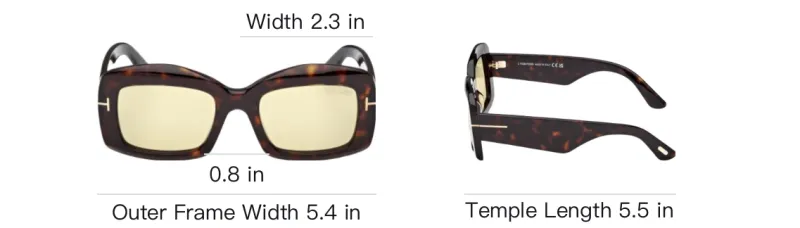 TOM FORD Eyewear Venetia Rectangle Frame Sunglasses-3