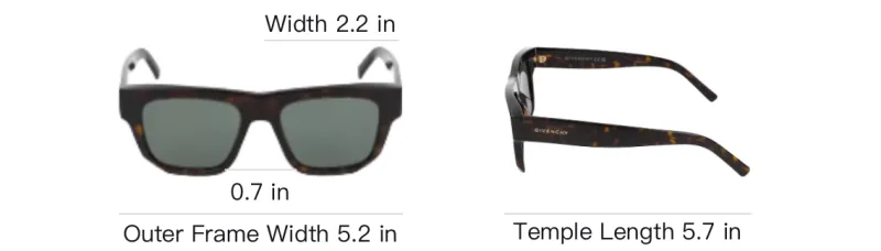 Givenchy Square Frame Sunglasses-3