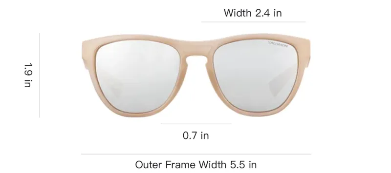 SALOMON - Irregular Shape Sunglasses Unisex Pink-2