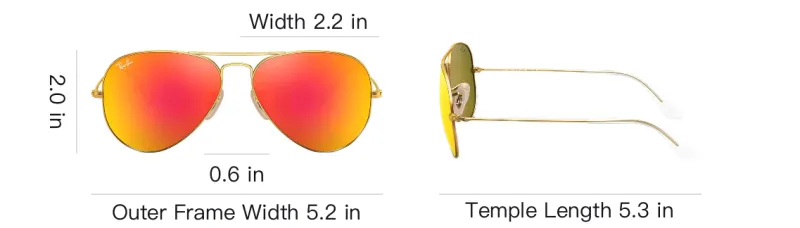 RayBan Sunglasses Women's Gold-5