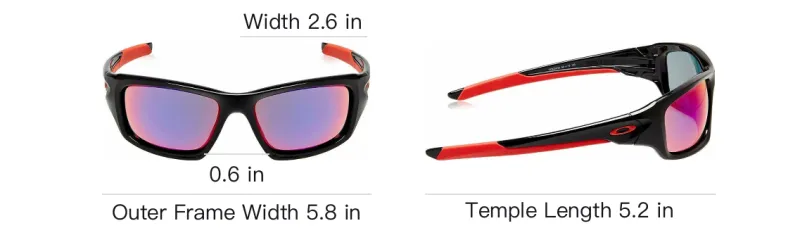 Oakley Plastic Irregular Shape Sunglasses Men's Black-4