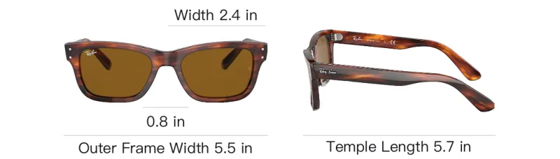 RayBan Mr Burbank Rectangular frame Sunglasses-3