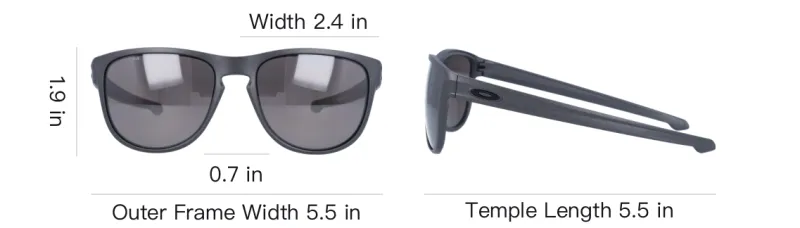 Oakley Steel Irregular Shape Sunglasses Unisex Black-6
