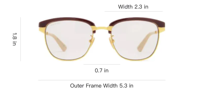 GUCCI Wayfarer frame Tinted Sunglasses-3