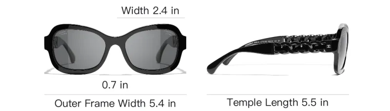 CHANEL Butterfly Sunglasses Women's-5