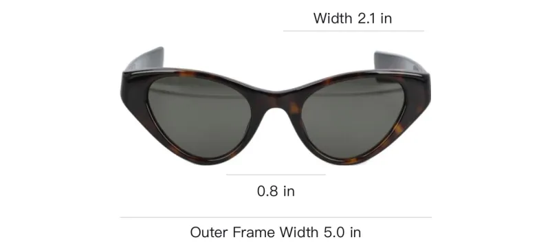 SAINT LAURENT Cat Eye Frame Sunglasses-2