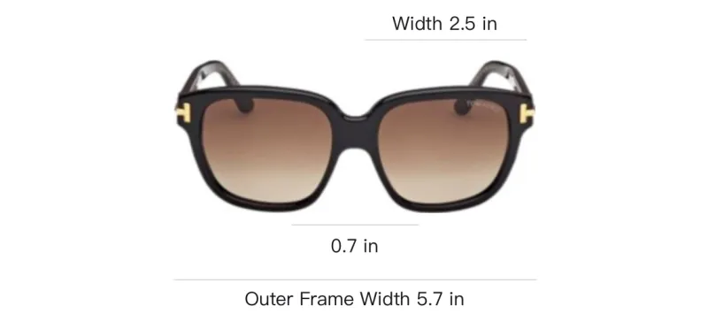 TOM FORD Square Frame Sunglasses-4