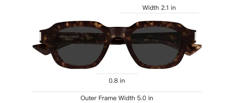 SAINT LAURENT Square frame Sunglasses-2