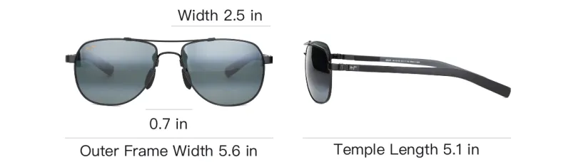 Maui Jim Guardrails Double gradient Lenses Pilot frame Sunglasses-3