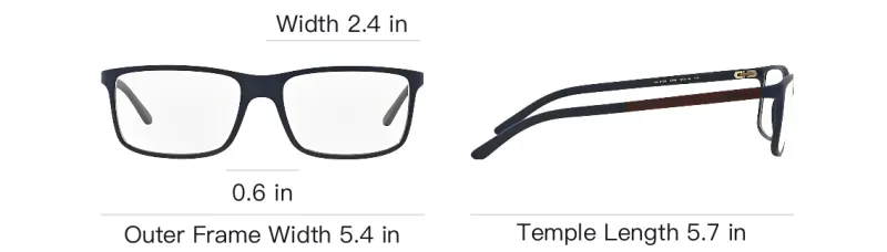 Polo Ralph Lauren Rectangular Frame Glasses-3