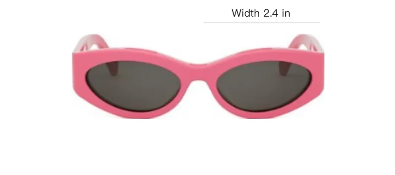 CELINE Eyewear Oval Frame Sunglasses-4