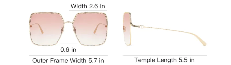 DIOR Sunglasses Women's Gold-3