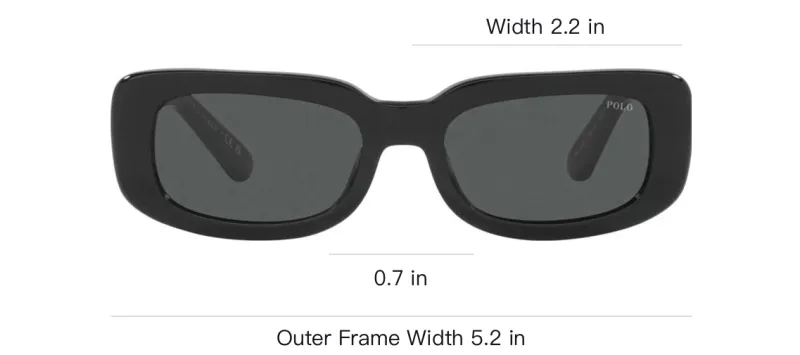 Polo Ralph Lauren Rectangular Frame Sunglasses-2