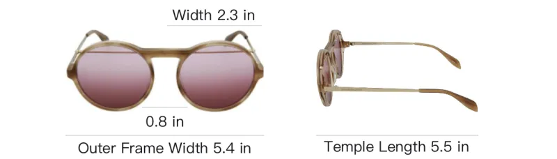 Alexander McQueen Acetate Round Sunglasses Men's Brown-3
