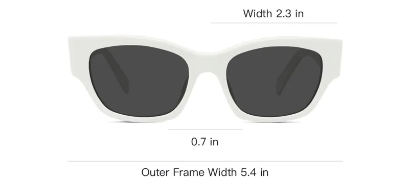 CELINE Rectangular Frame Sunglasses-4
