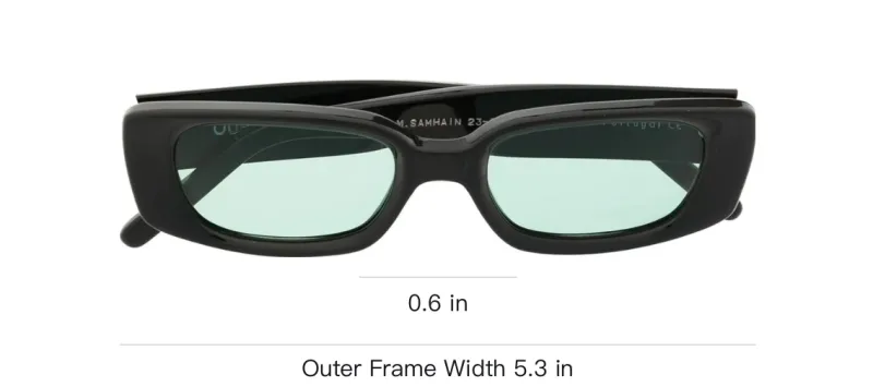 OUR LEGACY Narrow Round Frame Glasses-5