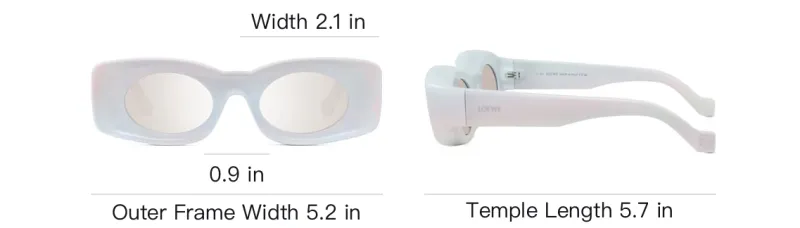 LOEWE Paula's Ibiza Rectangular Sunglasses-3