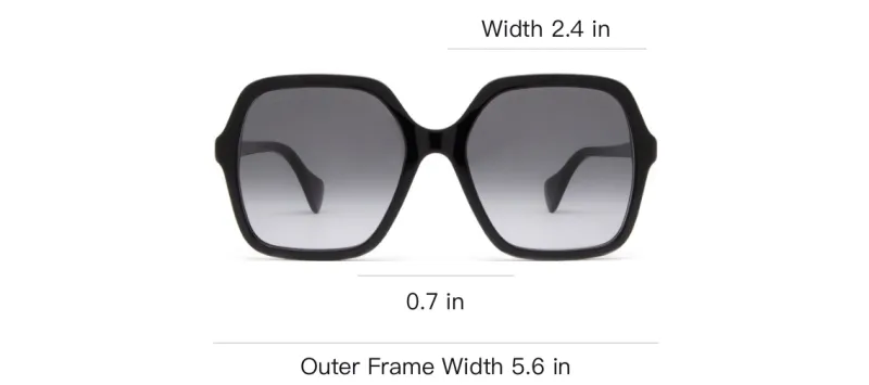 GUCCI Square Frame Sunglasses-3