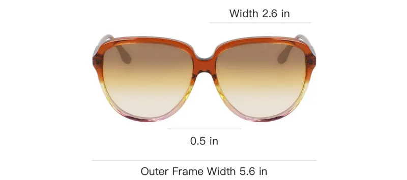 Victoria Beckham Irregular Shape Sunglasses Women's Gradient-3