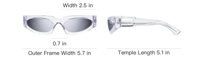 KUBORAUM Transparent design Sunglasses-3