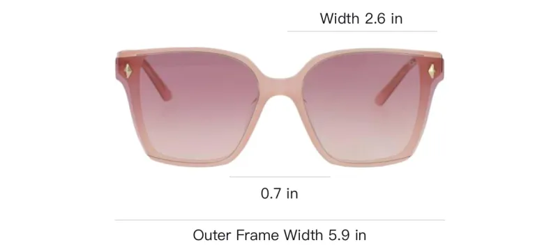 Jimmy Choo Acetate Butterfly Sunglasses Women's Pink-3