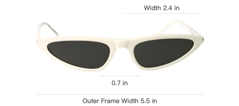 SAINT LAURENT Cat Eye Frame Sunglasses-2