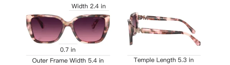 MICHAEL KORS Butterfly Frame Sunglasses-3