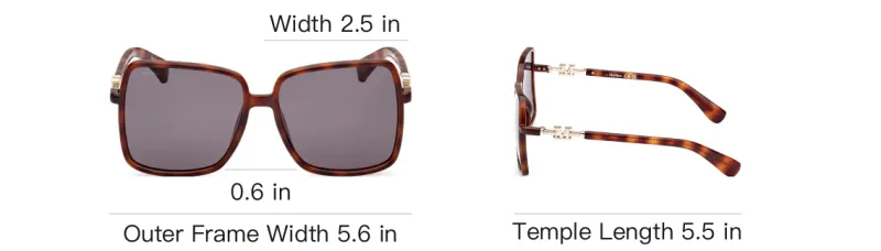 MaxMara Square Frame Sunglasses-3