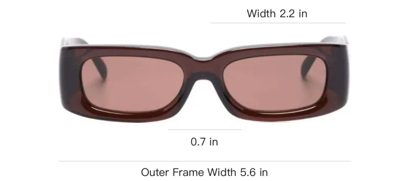 Misbhv Logo-plaque Rectangle-frame Sunglasses-3