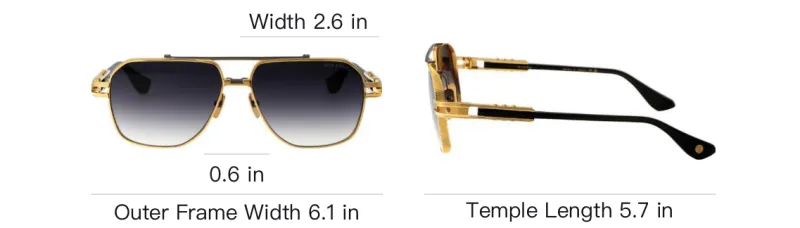 DITA Square Frame Sunglasses-2
