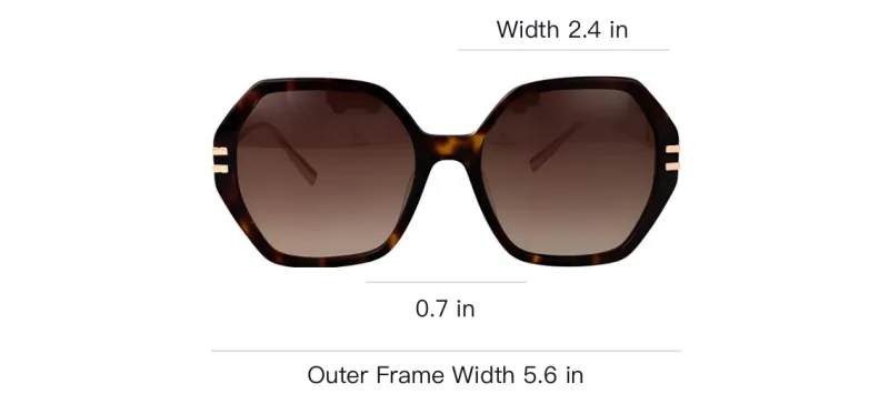 Chopard Geometric Frame Sunglasses-2
