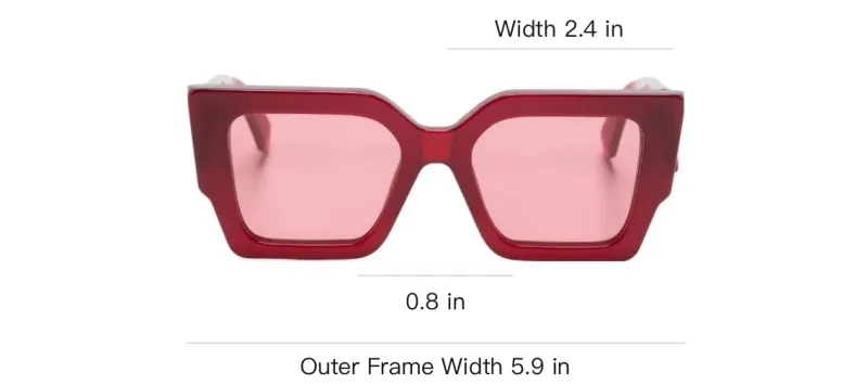 OFF WHITE Catalina Oversized Square Frame Sunglasses-2