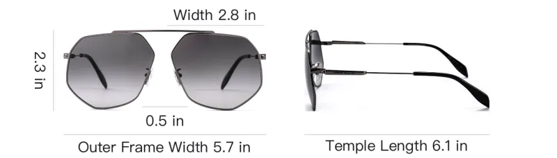 Alexander McQueen Sunglasses Men Gray-4