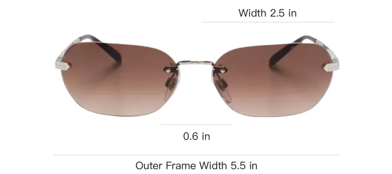Polo Ralph Lauren Rimless Sunglasses-3