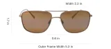 aviator-frame tinted-lens sunglasses